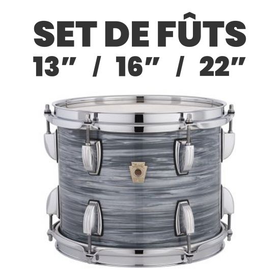 Set de Fûts Acajou Naturel Fab Outfit - Ludwig Legacy Finition Wraptite