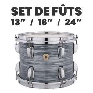 Set de Fûts Acajou Naturel ProBeat Outfit - Ludwig Legacy Finition Wraptite
