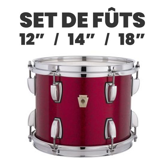 Set de Fûts Erable Naturel Jazzette Outfit - Ludwig Legacy Finition Wraptite