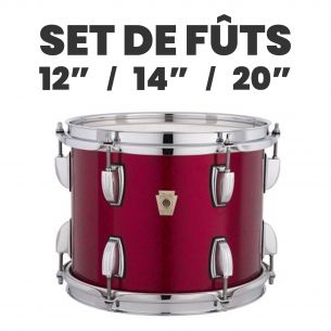 Set de Fûts Erable Naturel Downbeat Outfit - Ludwig Legacy Finition Wraptite