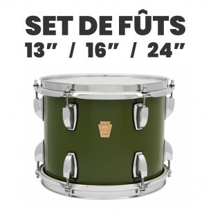 Set de Fûts Erable Naturel ProBeat Outfit - Ludwig Legacy Finition Imperial Coat