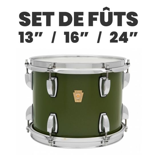 Set de Fûts Erable Naturel ProBeat Outfit - Ludwig Legacy Finition Imperial Coat