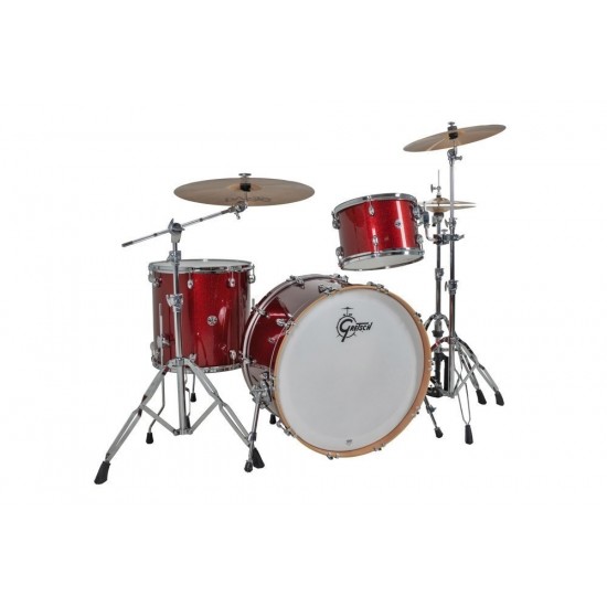 3 fûts Catalina Club 24" - Piano Black