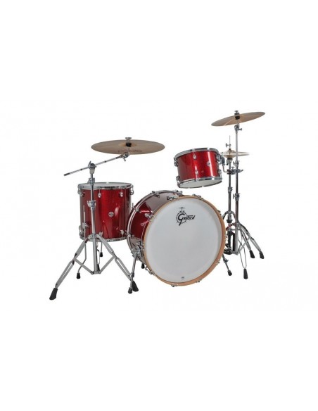 3 Catalina Club 24" drums - Piano Black