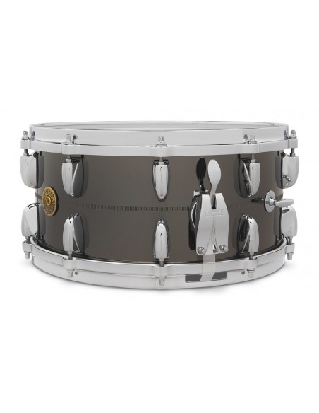 Snare Drum USA Black Nickel Over Bell Brass 14" x6.5" - Black Nickel