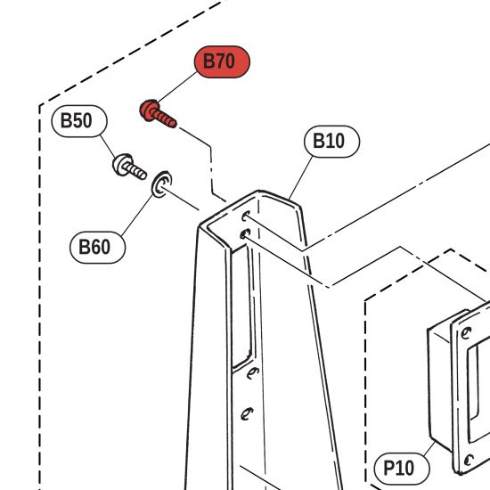 Pan-head self-tapping screw -C 3.0X8 ZMC2BL