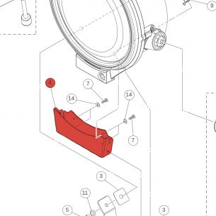 Drum-hoop cover KP125