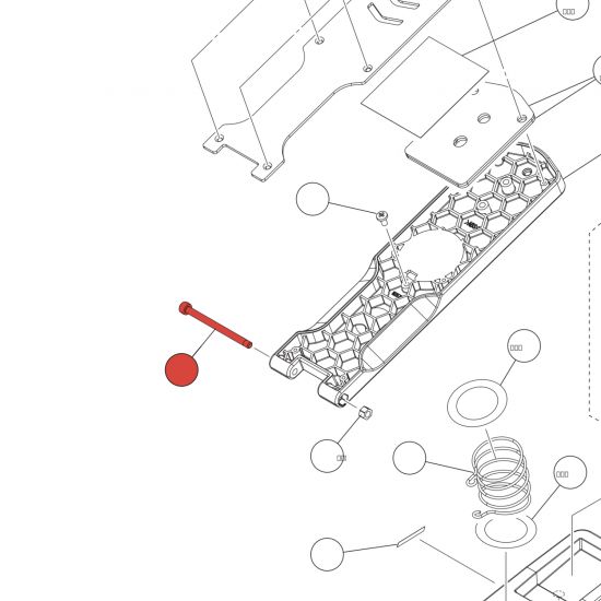 Socket-head bolt 5.0X65 MFZN2W3 DTX400K