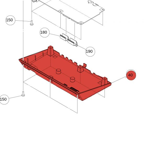 Ensemble de boîtier inférieur EAD10