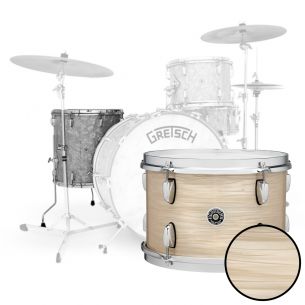 Floor Tom USA Broadkaster Nitron Wrap - Creme Oyster