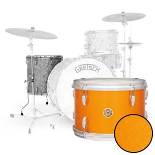 FloorTom USA Broadkaster Nitron Wrap - Gold Sparkle