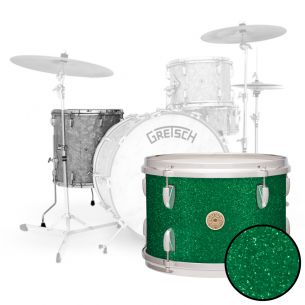 Floor Tom USA Broadkaster Nitron Wrap - Green Glass