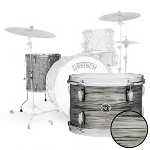 Floor Tom USA Broadkaster Nitron Wrap - Grey Oyster