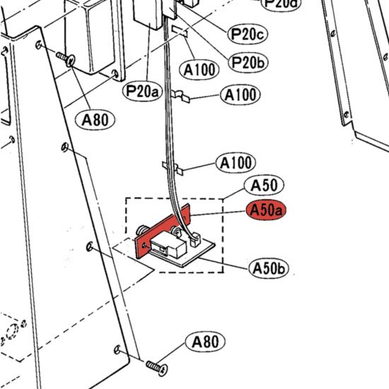 Jack socket holder KP80