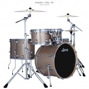 Evolution 5-piece shell pack 20" with hardware - Prosecco Sparkle