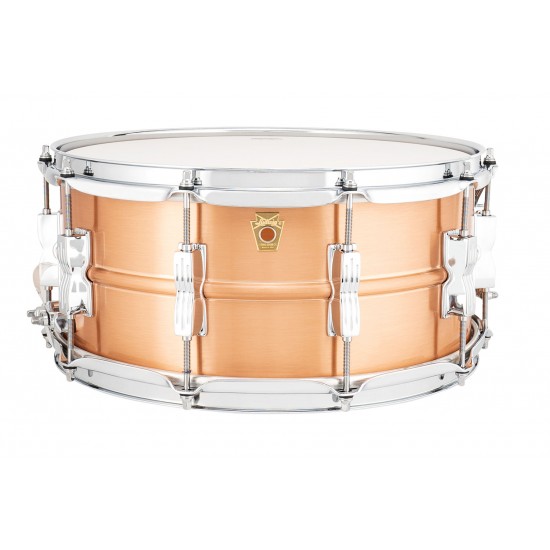 LC654BM Acro snare drum 14" x 6.5" 10 lugs - Copper