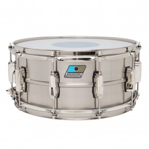 LB402BNJT Jon Theodore Signature snare drum 14" x 6.5" - Antique nickel over brass