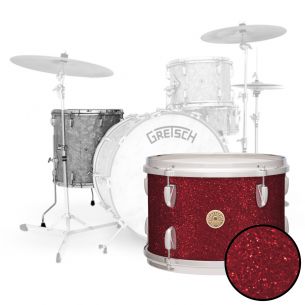 Floor Tom USA Broadkaster Nitron Wrap - Red Glass