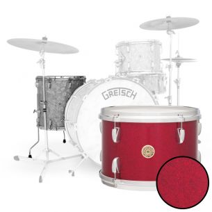 Floor Tom USA Broadkaster Nitron Wrap - Red Saprkle