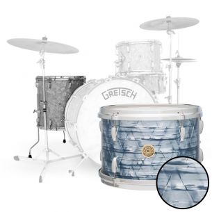 Floor Tom USA Broadkaster Nitron Wrap - Sky Blue Pearl