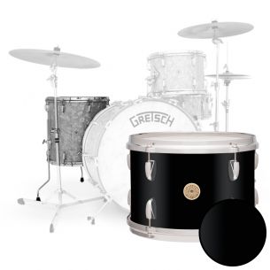 Floor Tom USA Broadkaster Nitron Wrap - Solid Black