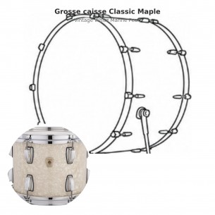 Grosse caisse Classic Maple...