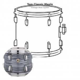 Classic Maple tom 10" x 7"...