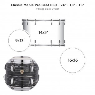 4 fûts Classic Maple Pro...