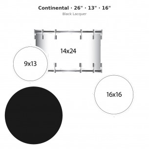 Continental 3-piece shell...