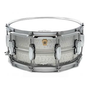 LA405K Acrophonic snare drum 14" x 6.5" hammered shell, imperial lugs - Patina finish