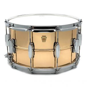 LB508 Bronze Phonic snare drum 14" x 8" imperial lugs - Polished bronze