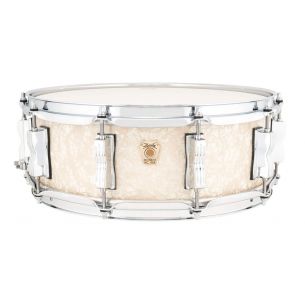 LS401XXNM Classic Maple snare drum 14" x 5" Wraptite - Vintage White Marine Pearl