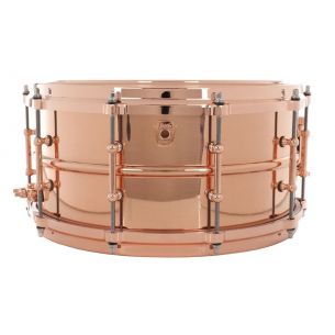 LC662TC Copper Phonic snare drum 14" x 6.5" tube lugs, smooth shell - Copper