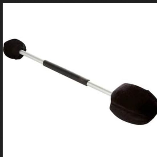 L2320 Acrolite double-head bass drum mallet - Aluminum handle