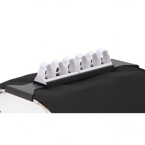 LF200CLW Rim guard and mallet holder for bass drum