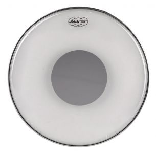 LW6116R Remo Ambassador Silver Dot tom batter head 16" - Clear