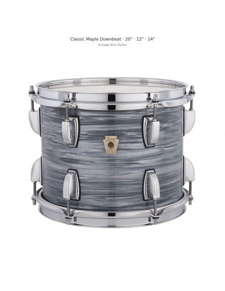 3 fûts Classic Maple Downbeat 20" Wraptite - Vintage Blue Oyster
