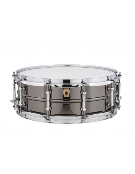 LB416T Caisse claire Black Beauty 14" x 5" coquilles tubulaires - Laiton noir nickelé