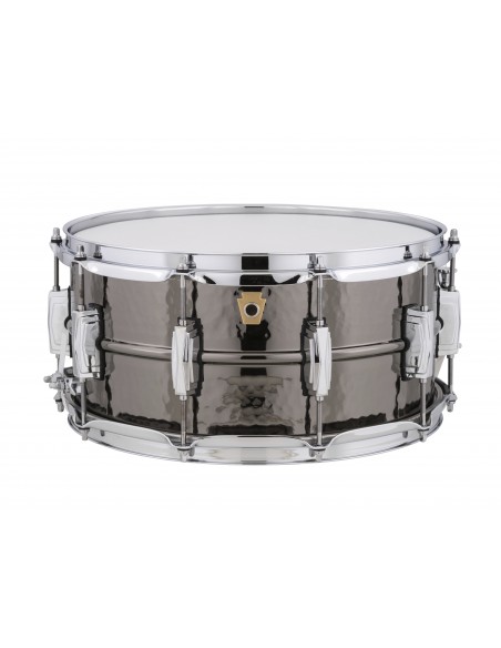 LB417K Caisse claire Black Beauty 14" x 6,5" fût martelé, coquilles impériales - Laiton noir nickelé