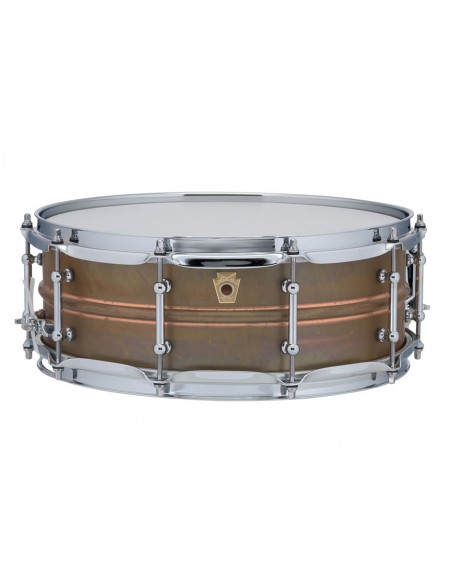 LC661T Caisse claire Copper Phonic 14" x 5" coquilles tubulaires - Cuivre brut patiné