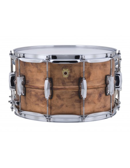 LC608R Caisse claire Copper Phonic 14" x 8" coquilles impériales - Cuivre brut patiné