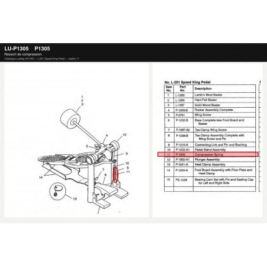 P1305 Compression spring