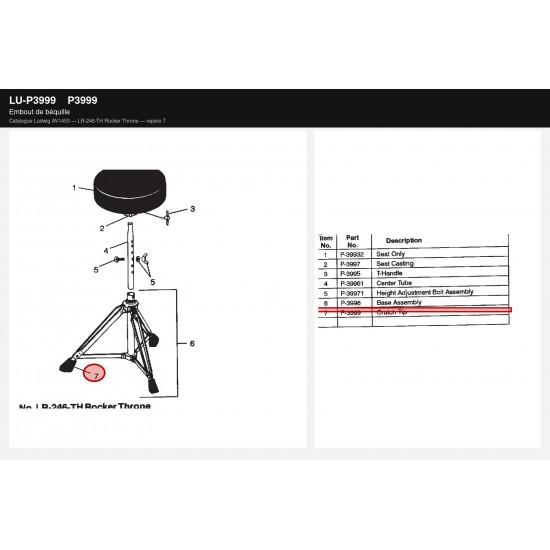 P3999 Crutch tip