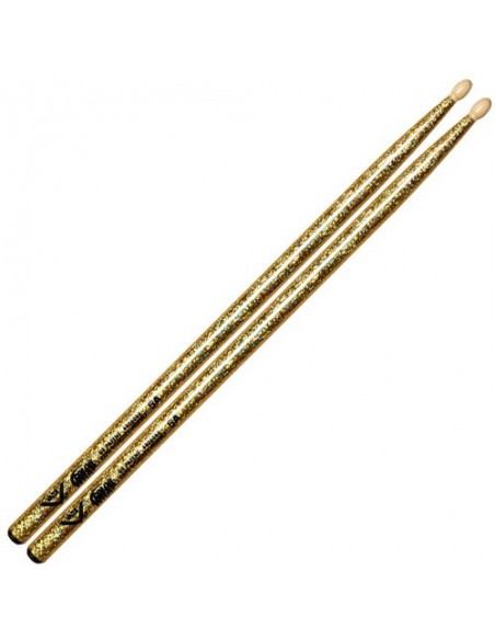 Baguettes Color Wrap Gold Sparkle 5A, Olive bois
