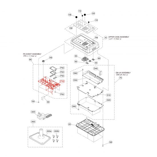 Control Panel Circuit Board (PNL) for Yamaha DTX-PRO Drum Module