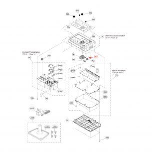 Interrupteur d'alimentation (Power) pour module Yamaha DTX-PRO