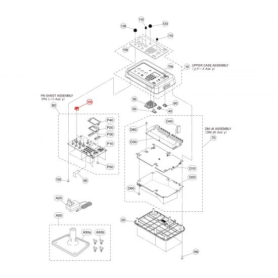 Lentille lumineuse annulaire complète pour Yamaha CP88