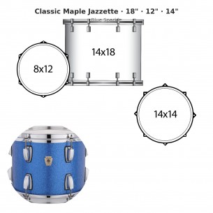 3 fûts Classic Maple...