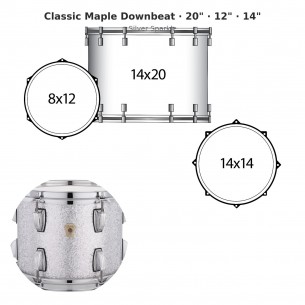 3 fûts Classic Maple...