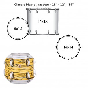 3 fûts Classic Maple...